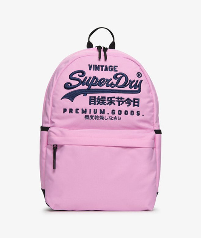 Superdry Women's Heritage Montana Backpack Pink / Lilac Chiffon