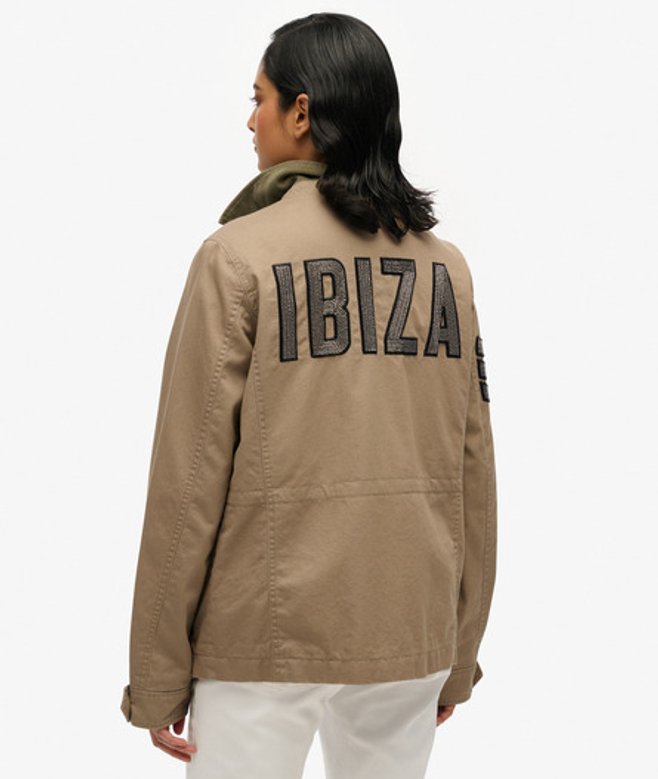 Damen Verzierte M65 Military-jacke - Größe: 44 - Superdry - Modalova
