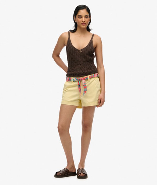 Superdry Klassieke Chinoshort Yellow