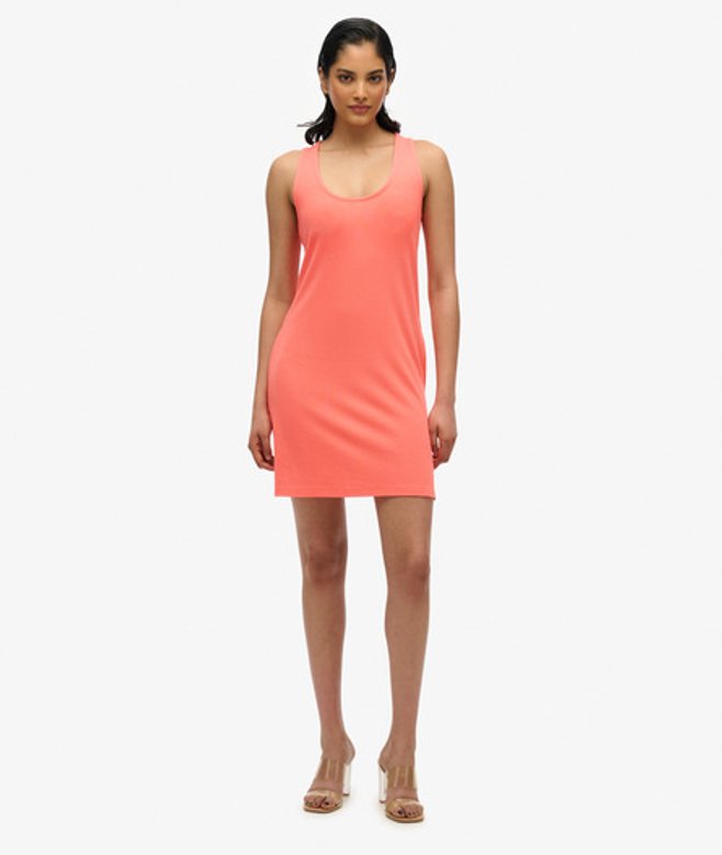 Mouwloze Mini Jurk Cream Grootte: 38 afbeelding
