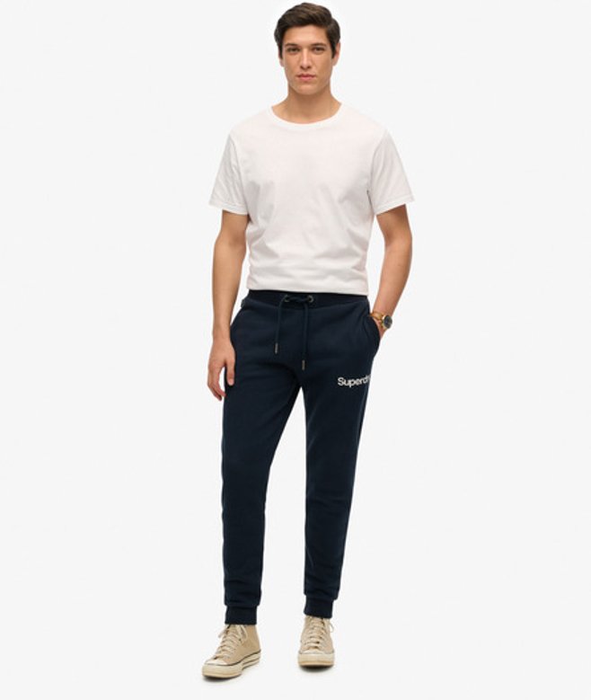 Superdry Joggingbroek met Core-logo Blauw