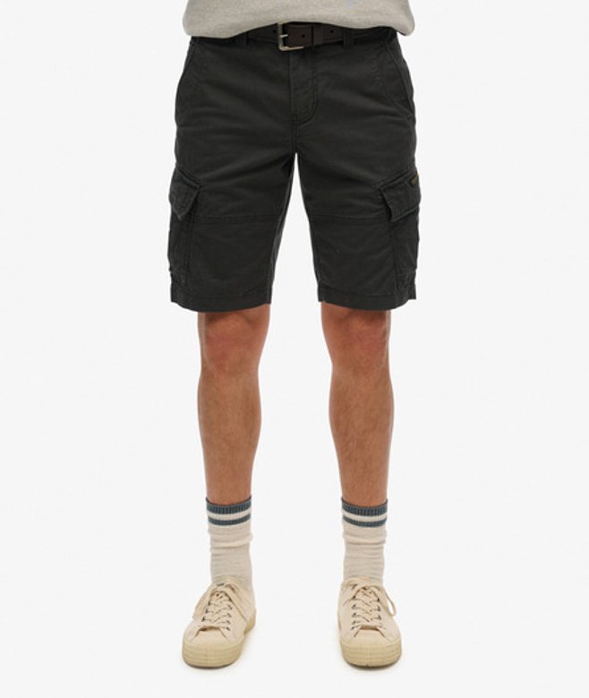 Superdry Core Cargoshort van Biologisch Katoen Zwart
