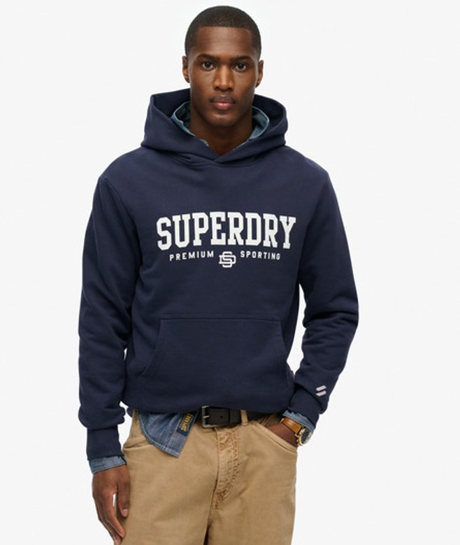 Men's Core Sport Hoodie Navy / Lauren Navy - Size: L - Superdry - Modalova
