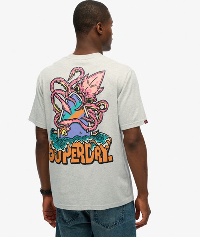 Herren Lässiges Outdoor-narrativ-t-shirt - Größe: M - Superdry - Modalova