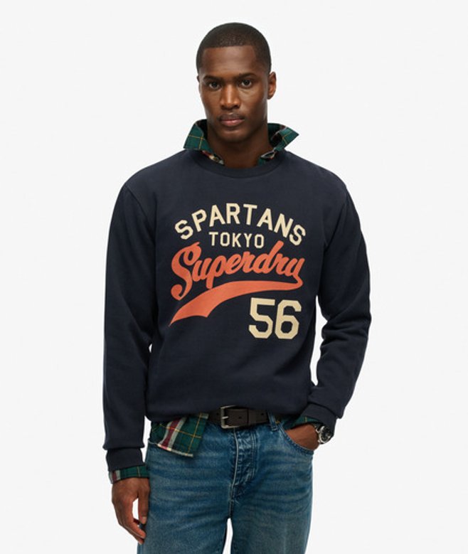 Herren Lässiges Athletic Sweatshirt - Größe: L - Superdry - Modalova