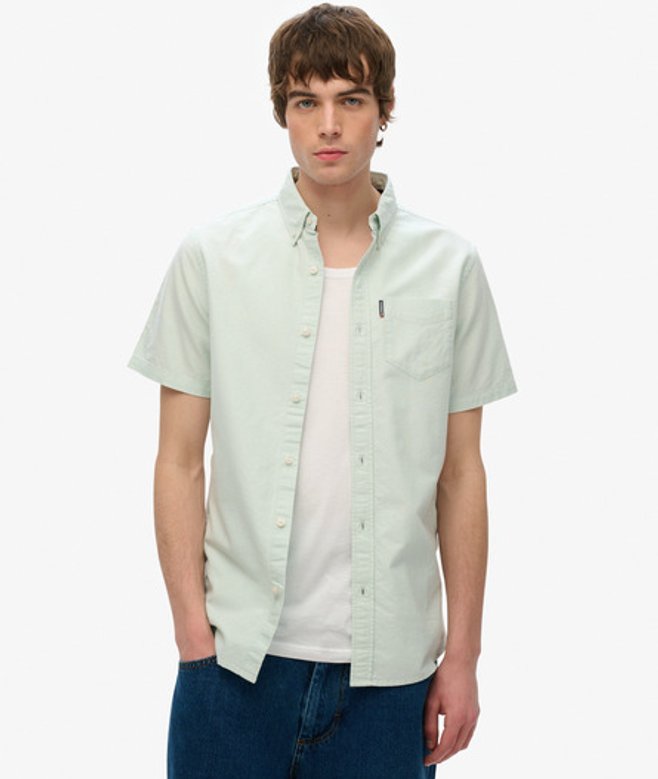 Oxford-overhemd met Korte Mouwen