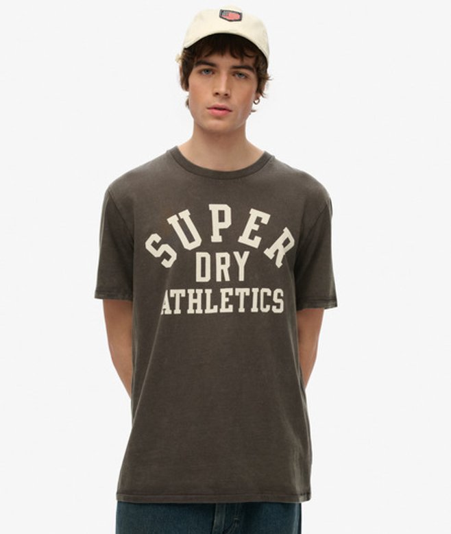 Athletic Essential T-shirt met Print Donkergrijs Grootte: Xxl afbeelding
