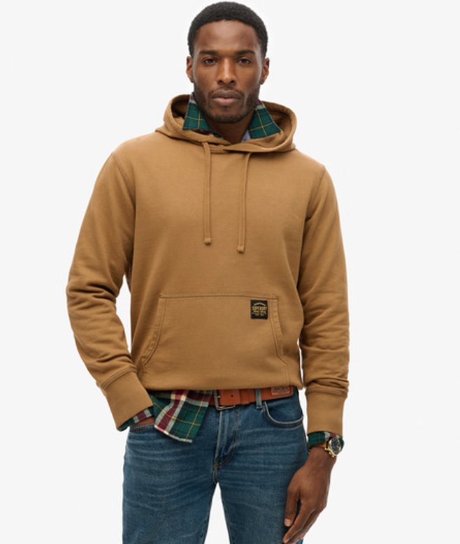 Relaxed Hoodie met Contrasterende Stiksels