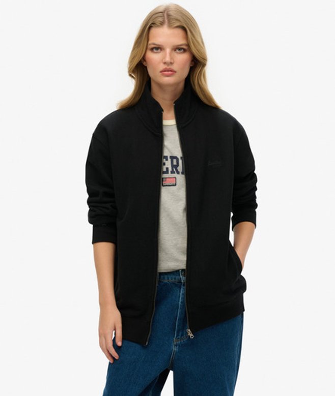 Superdry Oversized Essential Trainingsjack met Logo Black