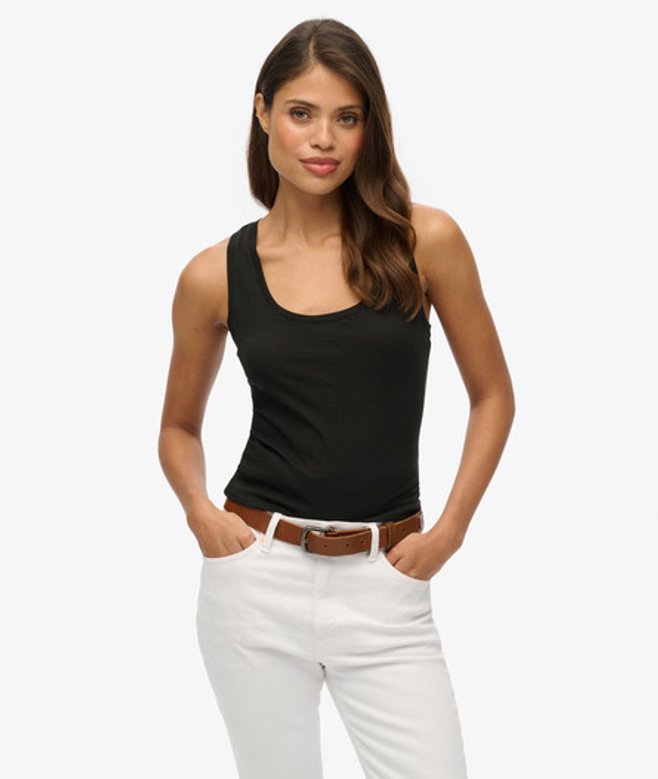 Studios Lichtgewicht Racerback Hemdje Dark Grey Grootte: 40 afbeelding