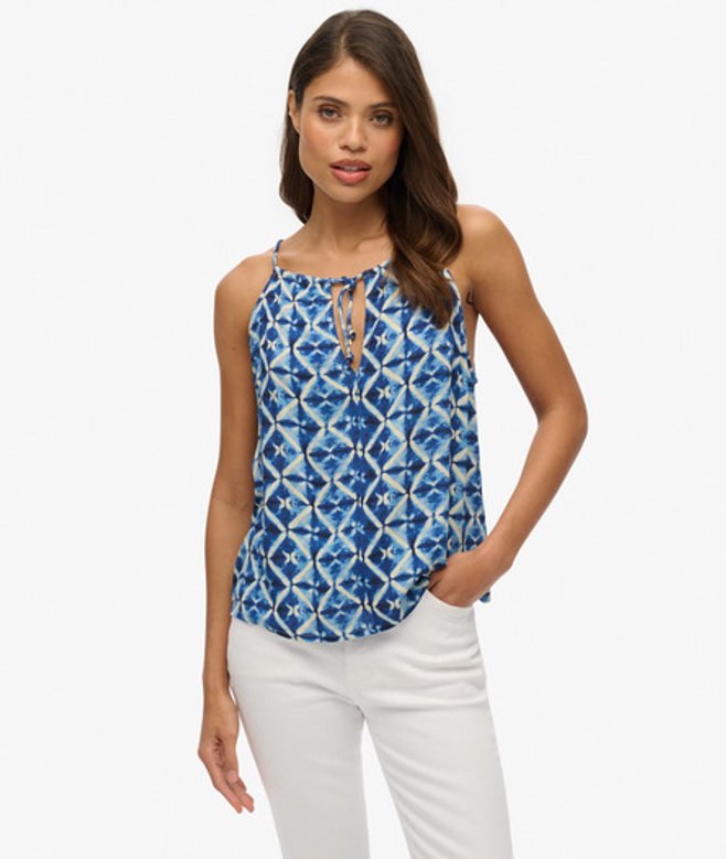 Beach Cami Top Blue Grootte: 44 afbeelding