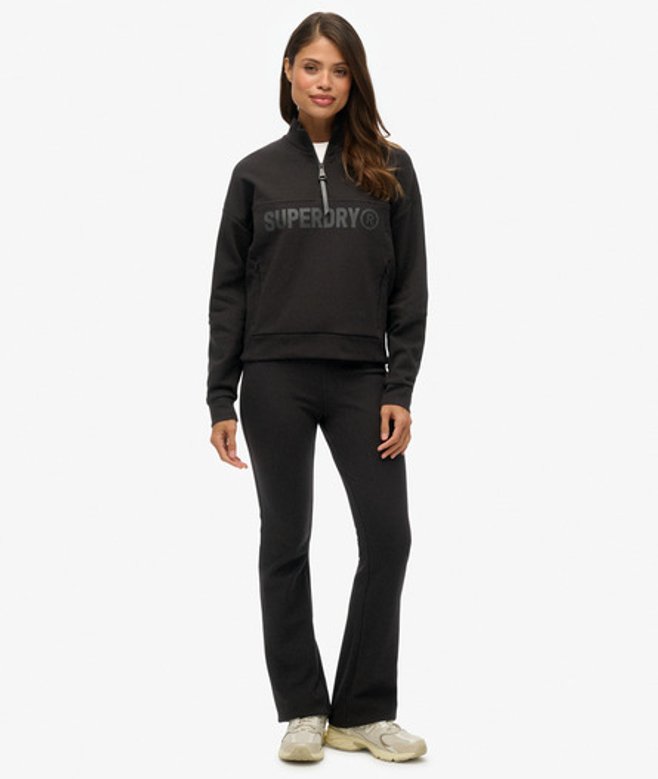 Superdry Active Tech Wijde Joggingbroek Black