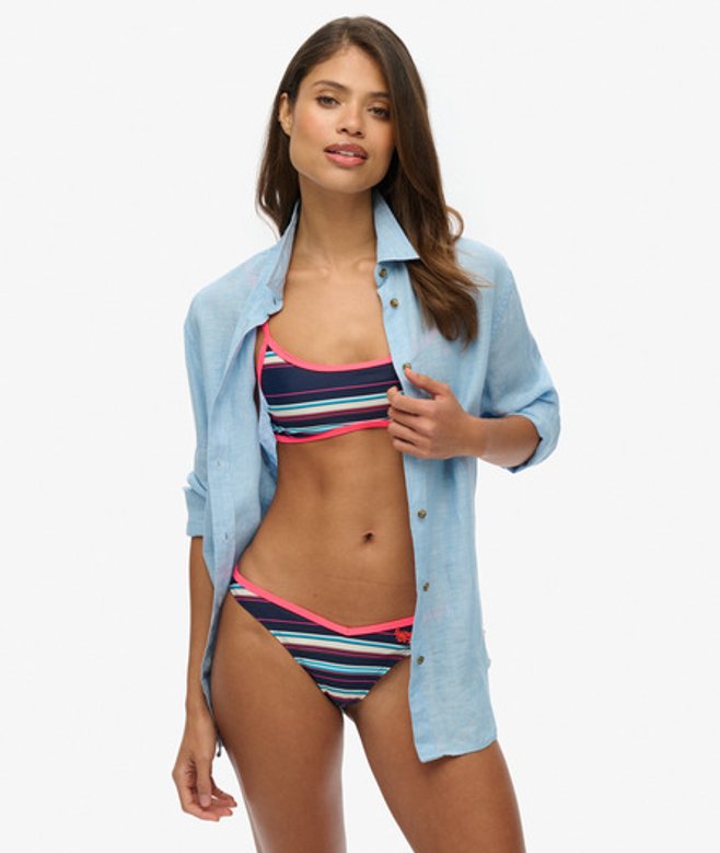 Gerecyclede Gestreepte Bikinitop
