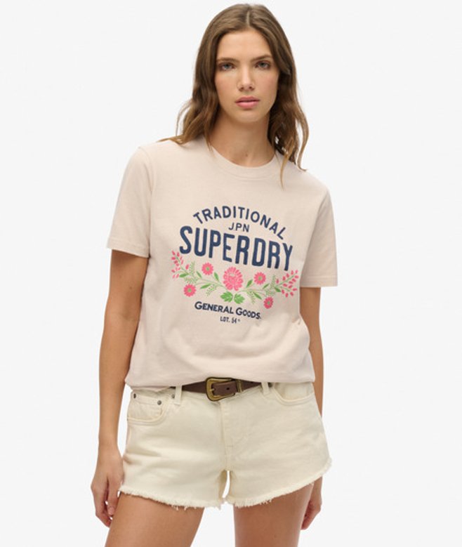 Damen Lot 54 T-shirt - Größe: 44 - Superdry - Modalova