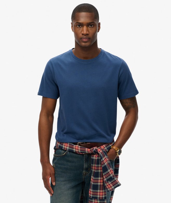 Classic Essential T-shirt Blue Grootte: S afbeelding