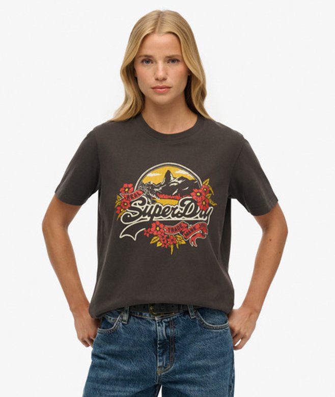 T-shirt met Bloemenprint