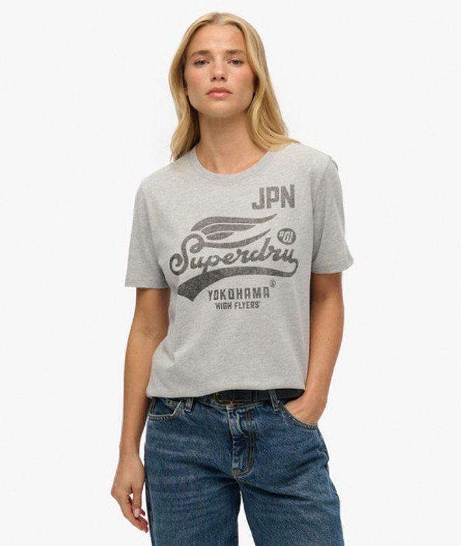 Damen High Flyers T-shirt - Größe: 36 - Superdry - Modalova
