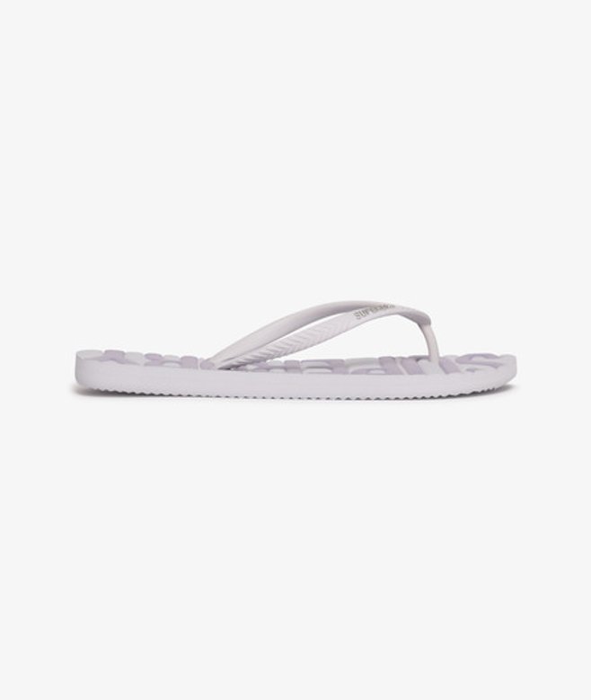 Superdry Women's Core Logo Flip Flops Purple / Iced Purple