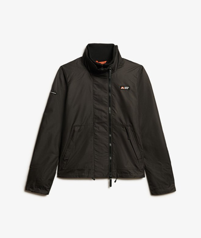 Superdry Women’s Mountain Windbreaker Jacket Black – Size: 14 Superdry Women’s Mountain Windbreaker Jacket Black – Size: 14