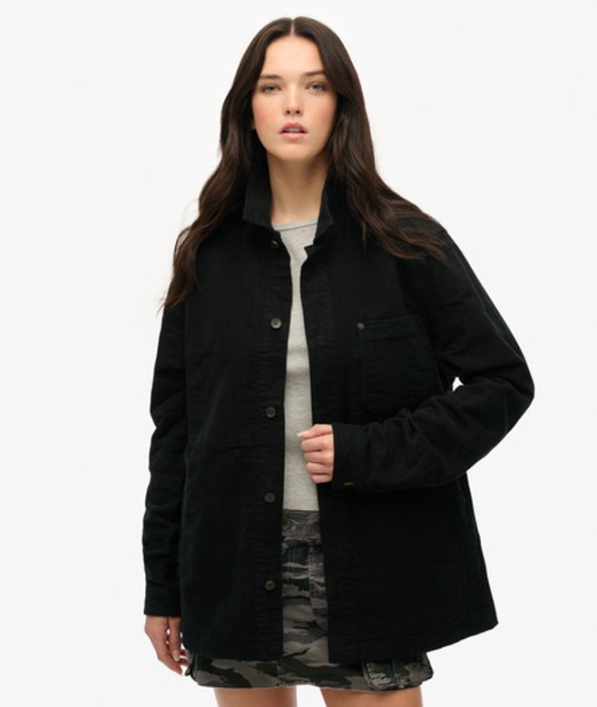 Women's The Merchant Store - OverGröße-hemdjacke aus Moleskin - Größe: Xxl - Superdry - Modalova