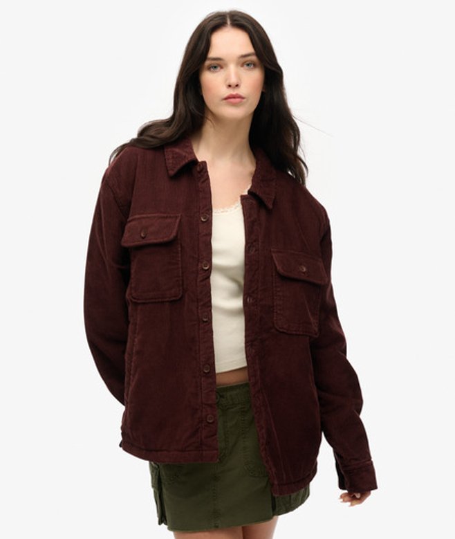 Herren Übergroße Surplus Cord-hemdjacke - Größe: XL - Superdry - Modalova
