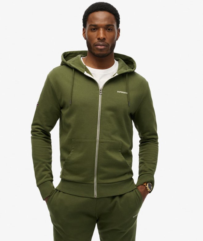 Sweat à Capuche Zippé uni Taille: L - Superdry - Modalova
