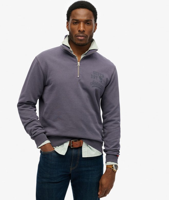 Sweat à col Zippé Athletic Essentials Taille: XL - Superdry - Modalova