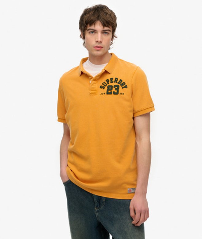 Herren Vintage Athletic Polohemd - Größe: M - Superdry - Modalova