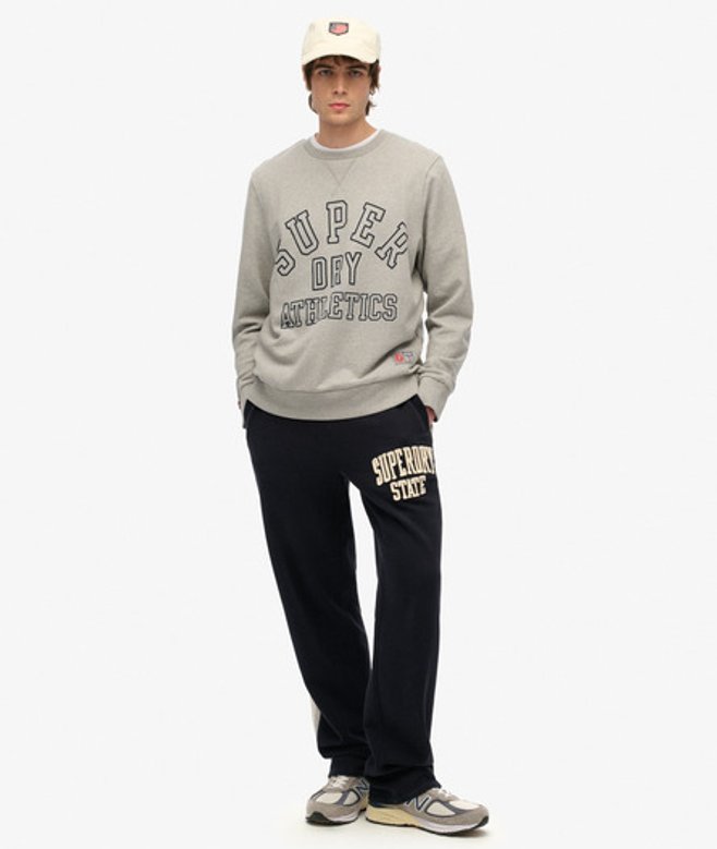 Superdry Vintage Athletic Joggingbroek Blauw
