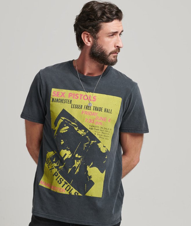 T-shirt Sex Pistols Taille: M - Superdry - Modalova