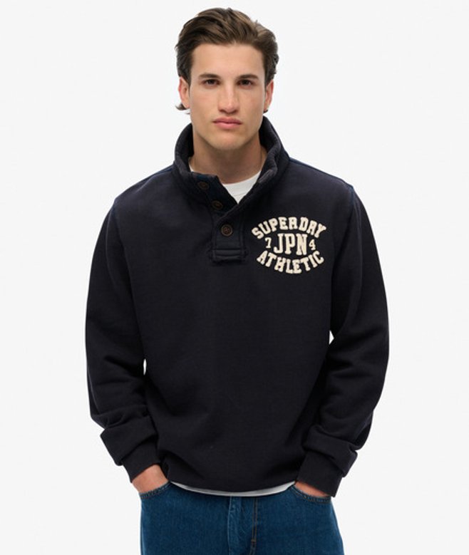 Sweat à col Tunisien Vintage Athletic Taille: Xxl - Superdry - Modalova