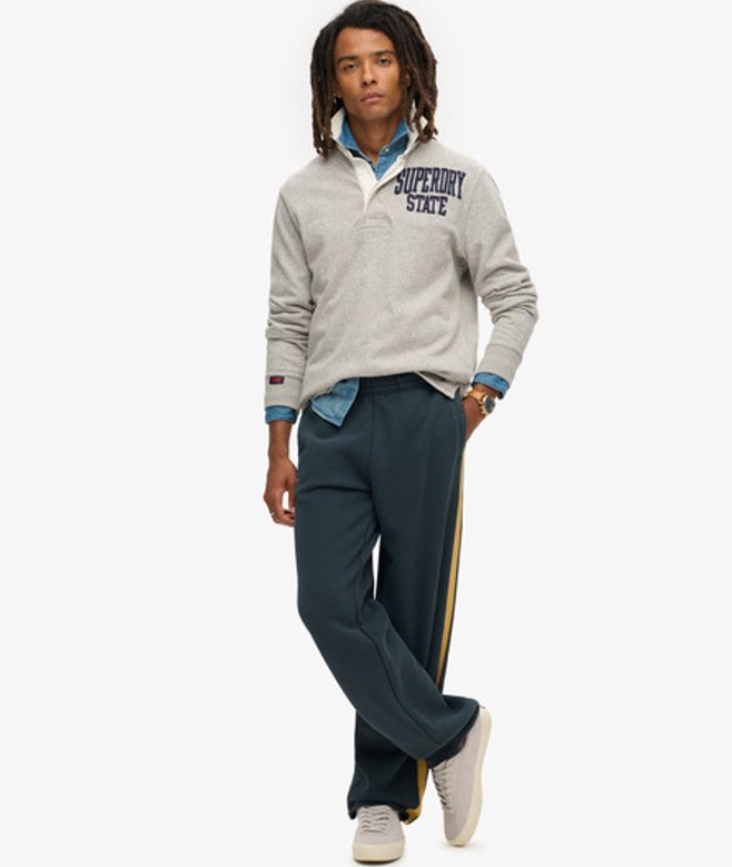 Essential Joggingbroek met Rechte Pijpen en Logo