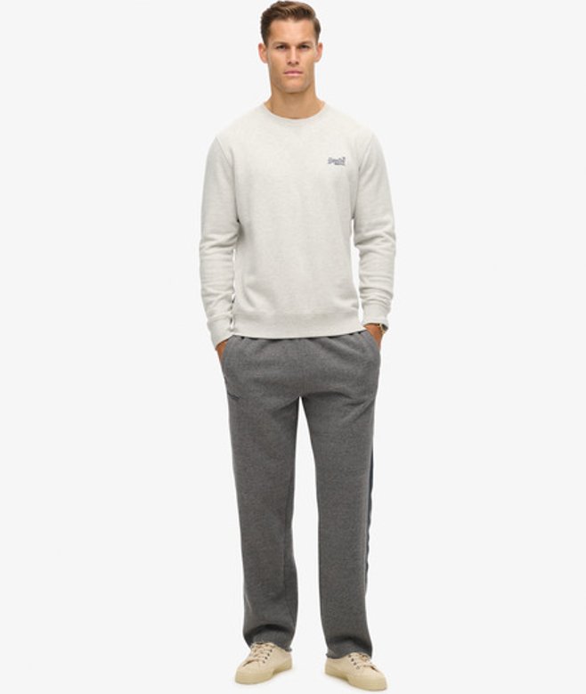 Essential Joggingbroek met Rechte Pijpen en Logo Grijs Grootte: Xxl afbeelding