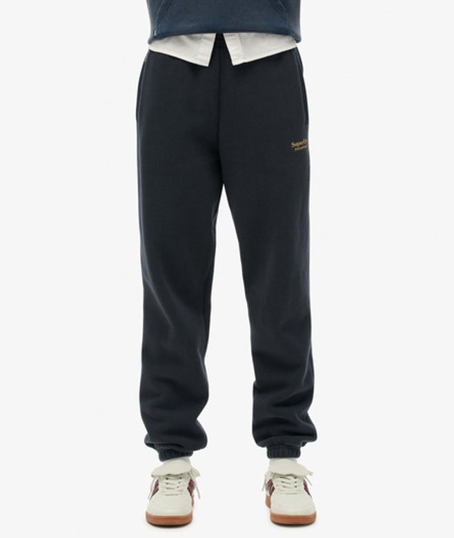 Essential Logo Joggingbroek met Enkelboorden Blauw Grootte: 38 afbeelding
