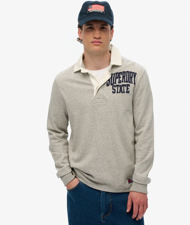 Men's Vintage Athletic Rugby-oberteil / - Größe: L - Superdry - Modalova