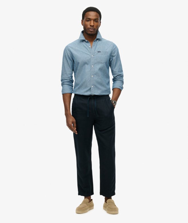 Herren The Merchant Store - Leinenhose - Größe: L - Superdry - Modalova