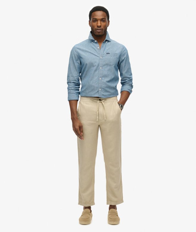 Herren The Merchant Store - Leinenhose - Größe: L - Superdry - Modalova
