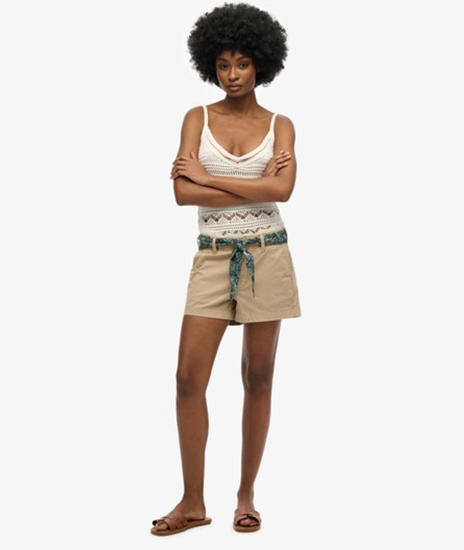 Superdry Klassieke Chinoshort Brown