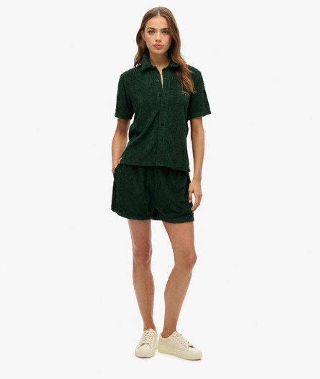 Damen Country Club Frottee-shorts - Größe: 34 - Superdry - Modalova