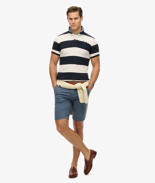 Superdry Vintage International Chinoshort Blue