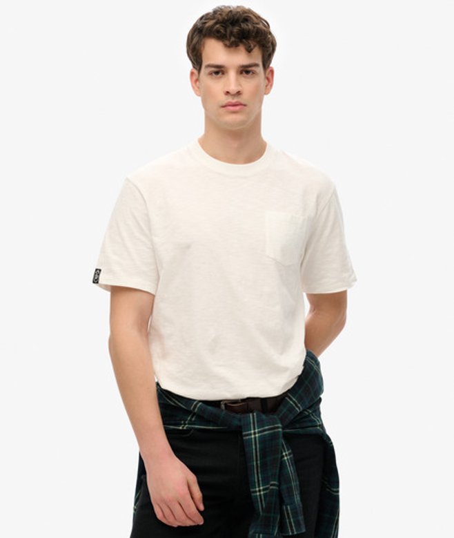 Herren The Merchant Store - T-shirt mit Tasche - Größe: L - Superdry - Modalova