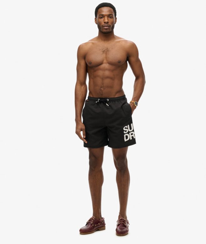 Men's Sportswear 43,2 cm Badeshorts mit Logo - Größe: S - Superdry - Modalova