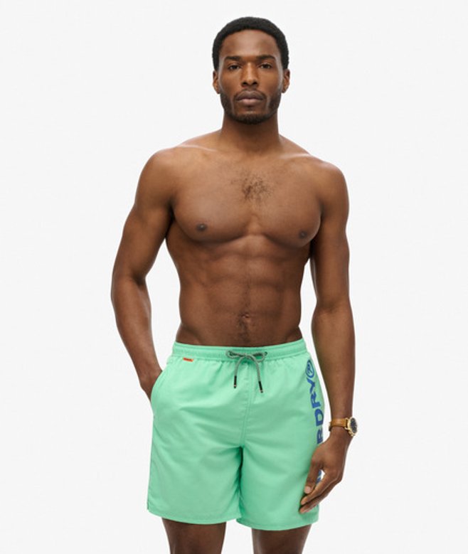 Sport Graphic Zwemshort 43 cm Green Grootte: S
