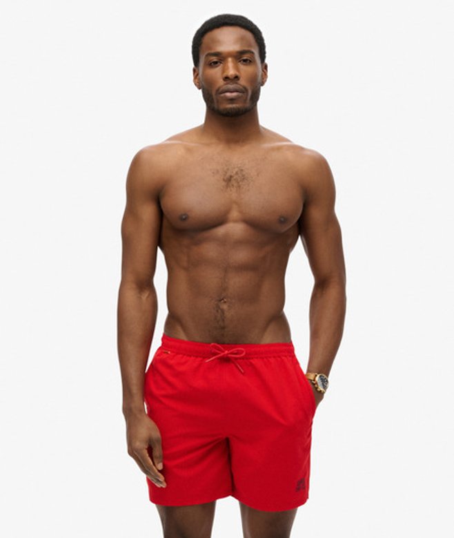Essential Zwemshort van 41cm Red Grootte: L