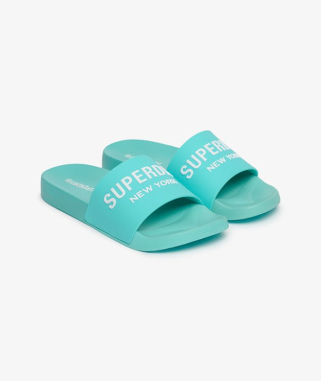 Superdry Core Badslippers met Kleurverloop Blue