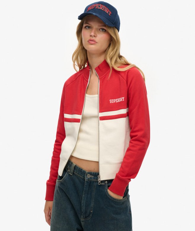 Athletic Essentials Sweat Zippé Taille: 38 - Superdry - Modalova