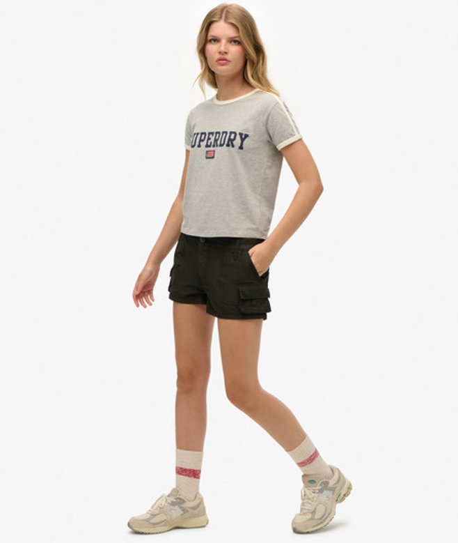 Utility Cargoshort Donkergrijs Grootte: 36 afbeelding