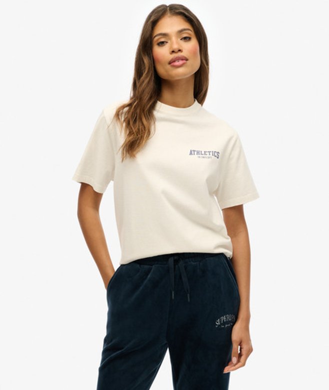 Athletic Essentials Oversized T-shirt White Grootte: 36 afbeelding