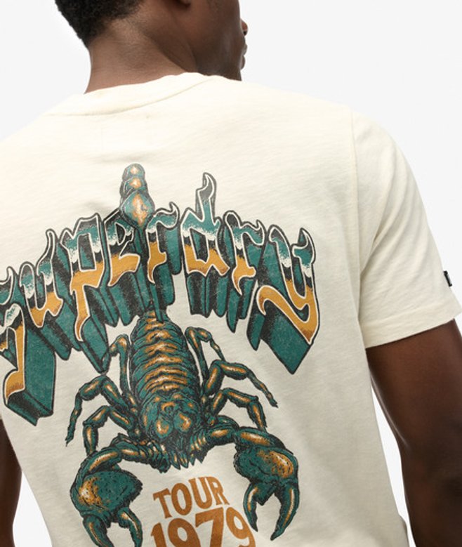 Herren Biker Rock Lässiges T-shirt - Größe: S - Superdry - Modalova