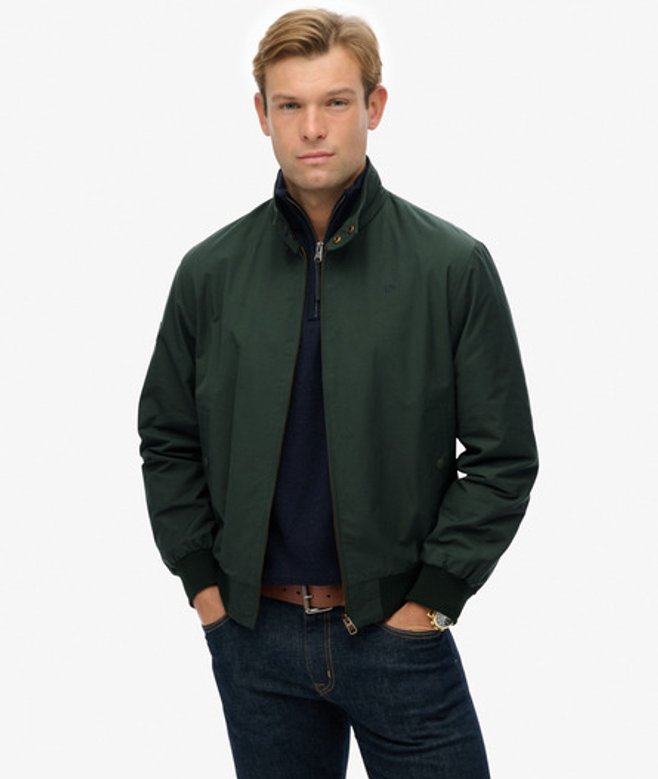 Herren Klassische Harrington Jacke - Größe: L - Superdry - Modalova